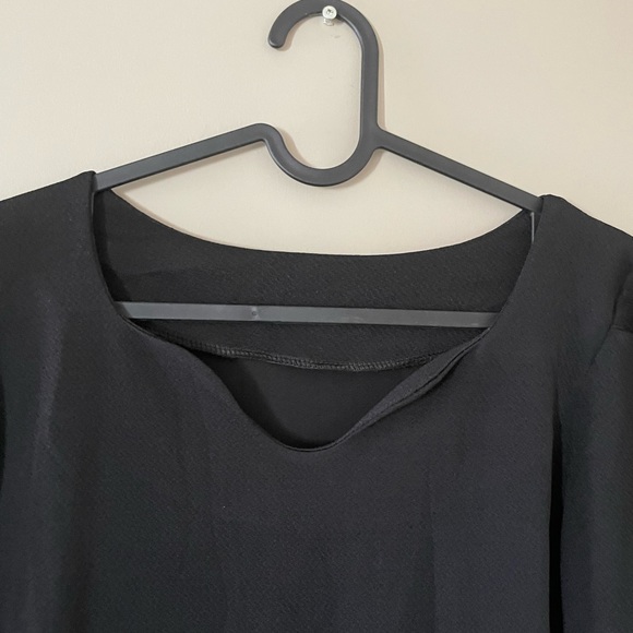 Full sleeve peplum flared top with Lace - Picture 4 of 5